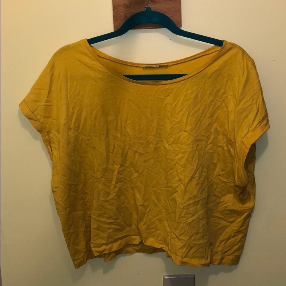 Zara Cropped Basic Shirt